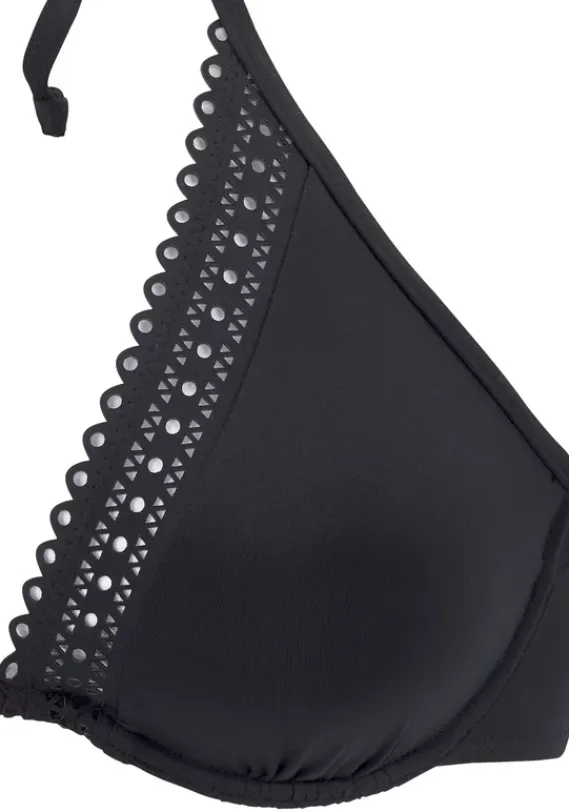 Grose Cups|s.Oliver Bugel-Bikini-Top"Aiko" Schwarz