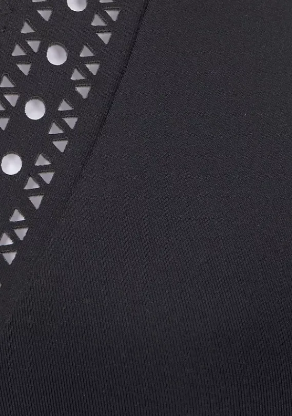 Grose Cups|s.Oliver Bugel-Bikini-Top"Aiko" Schwarz