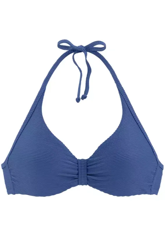 Grose Cups|Sunseeker Bugel-Bikini-Top"Fancy" Blau