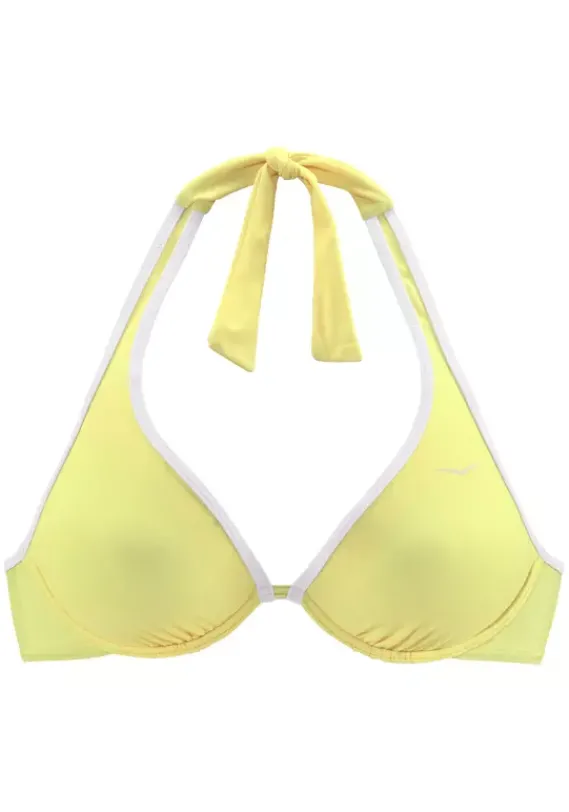 Grose Cups|Venice Beach Bugel-Bikini-Top"L.A." Gelb