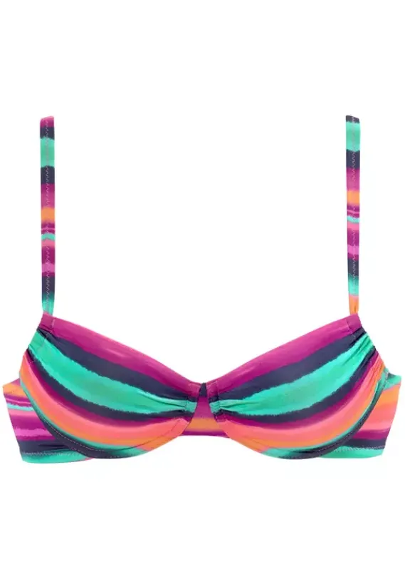 Grose Cups|LASCANA Bugel-Bikini-Top"Rainbow" Bunt-Gestreift