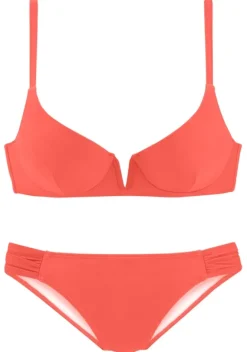 Nachhaltige Bademode|Vivance Bugel-Bikini"Valenta" Koralle