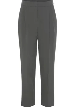 Lange Hosen|LASCANA Bugelfaltenhose Olivgrun
