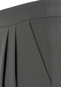 Lange Hosen|LASCANA Bugelfaltenhose Olivgrun