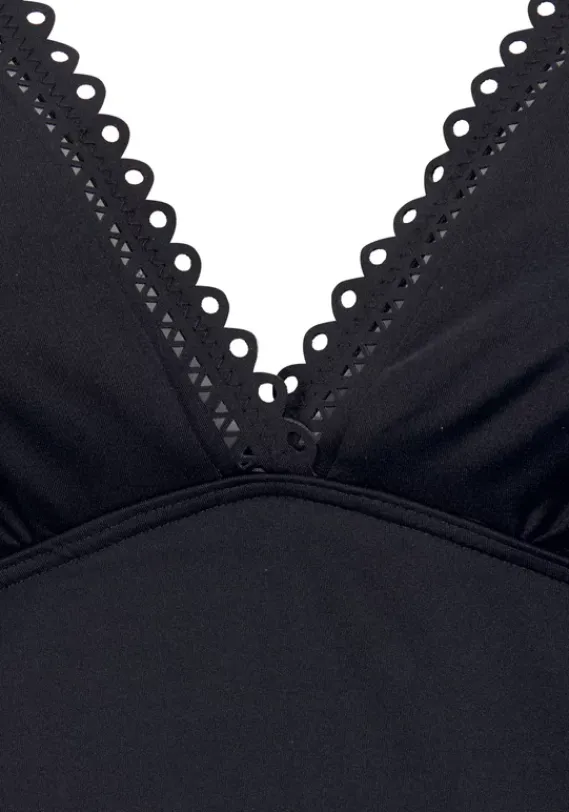 Grose Cups|s.Oliver Bugel-Tankini-Top"Aiko" Schwarz