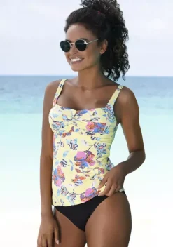 Tankinis|Sunseeker Bugel-Tankini-Top"Jam" Gelb-Bunt