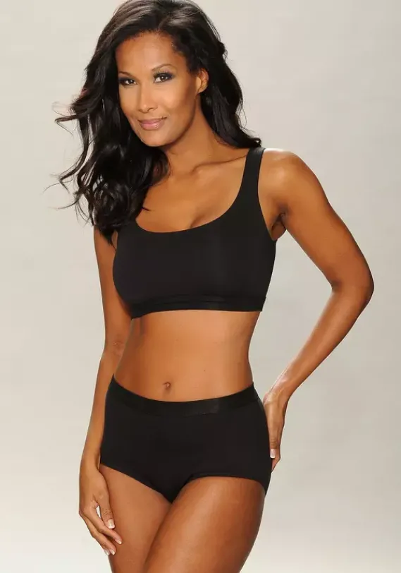 Nachhaltige Dessous & Wasche|petite fleur Bustier Schwarz