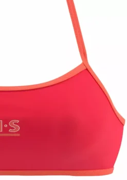 Bustier-Bikinis|H.I.S Bustier-Bikini Grau-Orange