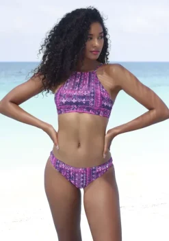 Bustier-Bikinis|s.Oliver Bustier-Bikini"Medley" Magenta Bedruckt