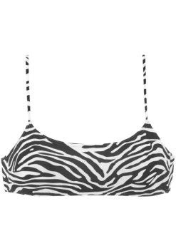 Bustier-Bikinis|Venice Beach Bustier-Bikini-Top"Fjella" Schwarz-Weis