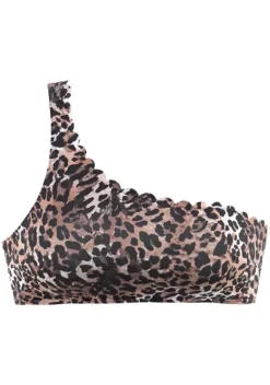 Bustier-Bikinis|LASCANA Bustier-Bikini-Top"Lexa" Braun-Bedruckt