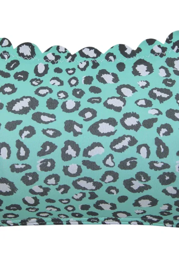 Bustier-Bikinis|LASCANA Bustier-Bikini-Top"Mae" Mint-Bedruckt