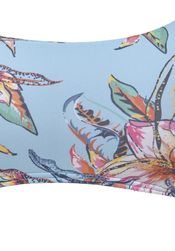 Bustier-Bikinis|LASCANA Bustier-Bikini-Top"Malia" Hellblau-Bedruckt