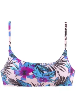 Bustier-Bikinis|Venice Beach Bustier-Bikini-Top"Marly" Rosa-Bedruckt