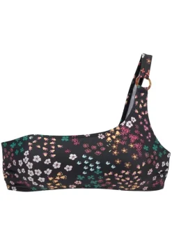 Bustier-Bikinis|s.Oliver Bustier-Bikini-Top"Milly" Schwarz-Bedruckt