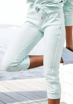 Lange Hosen|H.I.S Caprihose Hellmint