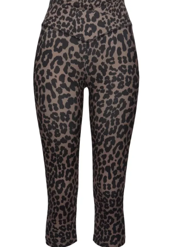 Lange Hosen|LASCANA ACTIVE Caprileggings Nougat