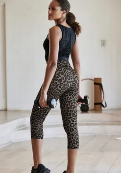 Lange Hosen|LASCANA ACTIVE Caprileggings Nougat