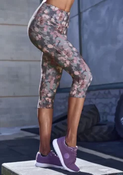 Lange Hosen|LASCANA ACTIVE Caprileggings Gemustert