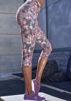 Lange Hosen|LASCANA ACTIVE Caprileggings Gemustert