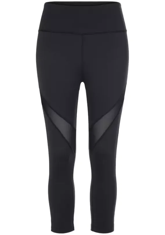 Lange Hosen|LASCANA ACTIVE Caprileggings Schwarz