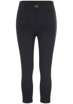 Lange Hosen|LASCANA ACTIVE Caprileggings Schwarz