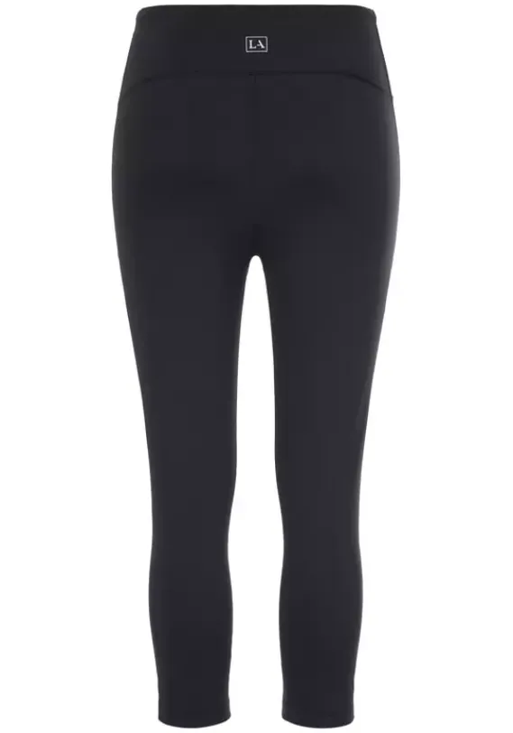 Lange Hosen|LASCANA ACTIVE Caprileggings Schwarz