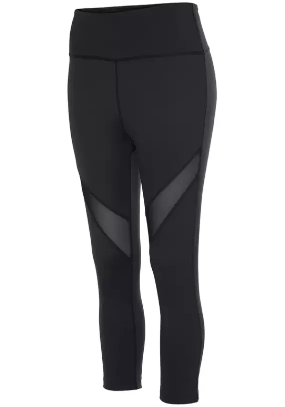 Lange Hosen|LASCANA ACTIVE Caprileggings Schwarz