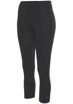 Homewear-Leggings|Lico Caprileggings Schwarz, Schwarz