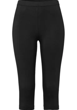 Homewear-Leggings|Vivance active Caprileggings Weis, Schwarz