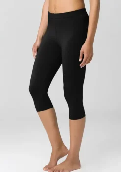Homewear-Leggings|Vivance active Caprileggings Weis, Schwarz