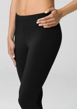 Homewear-Leggings|Vivance active Caprileggings Weis, Schwarz