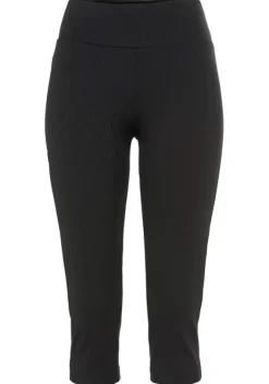 Lange Hosen|LASCANA ACTIVE Caprileggings Schwarz