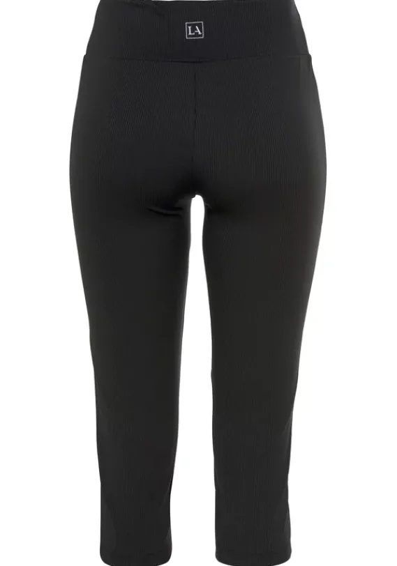Lange Hosen|LASCANA ACTIVE Caprileggings Schwarz