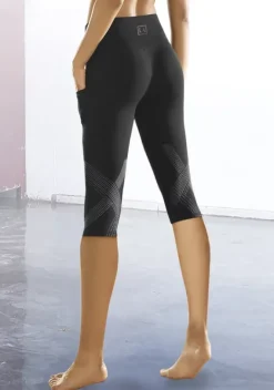 Lange Hosen|LASCANA ACTIVE Caprileggings Schwarz
