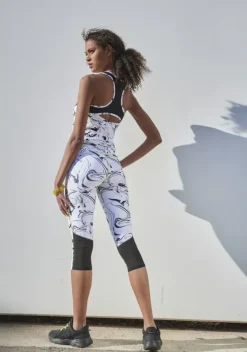 LASCANA ACTIVE Homewear-Leggings<Caprileggings"White Marble"