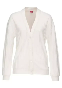 Jacken & Mantel|s.Oliver Cardigan Hellbeige