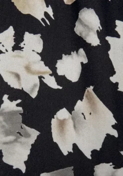 Strandmode|LASCANA Carmenbluse Schwarz-Bedruckt