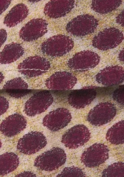 Strandmode|LASCANA Carmenbluse Sand-Dunkelrot-Bedruckt