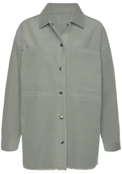 Jacken & Mantel|Buffalo Cordjacke Salbeigrun