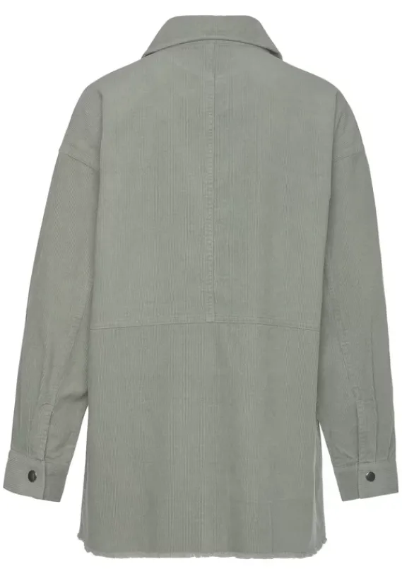 Jacken & Mantel|Buffalo Cordjacke Salbeigrun