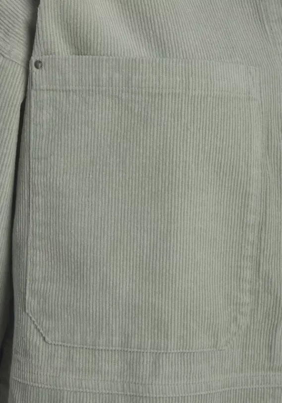 Jacken & Mantel|Buffalo Cordjacke Salbeigrun