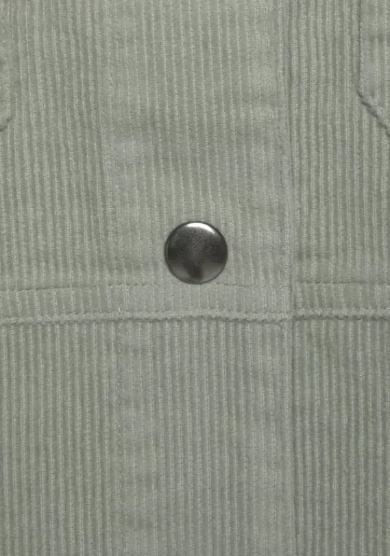 Jacken & Mantel|Buffalo Cordjacke Salbeigrun