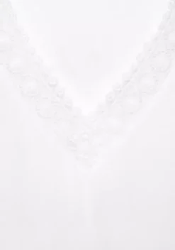 Blusen|Vivance Crinklebluse Weis