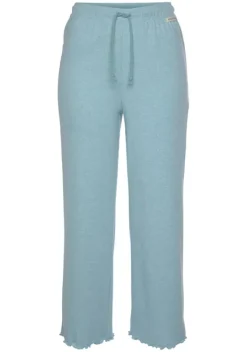 Lange Hosen|s.Oliver Culotte Turkis Meliert