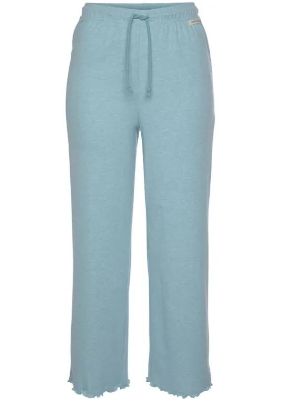 Lange Hosen|s.Oliver Culotte Turkis Meliert