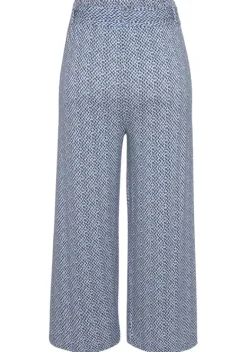 Lange Hosen|LASCANA Culotte Blau Bedruckt