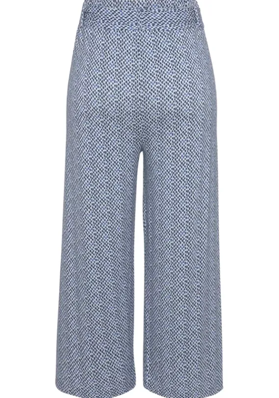 Lange Hosen|LASCANA Culotte Blau Bedruckt