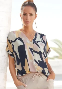 LASCANA Blusen<Druckbluse