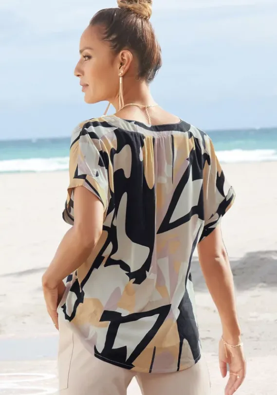 LASCANA Blusen<Druckbluse